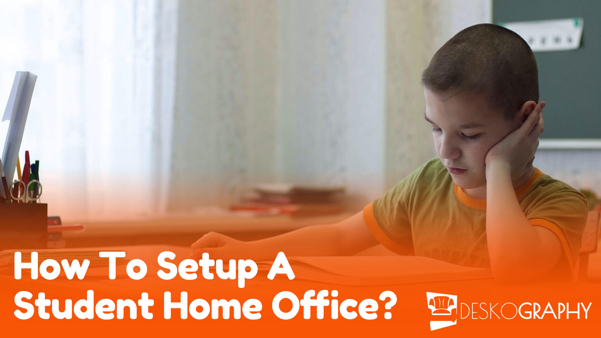 how to setup a student home office